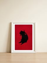 Dark Emptiness #3 — framed, leaning against the wall thumbnail