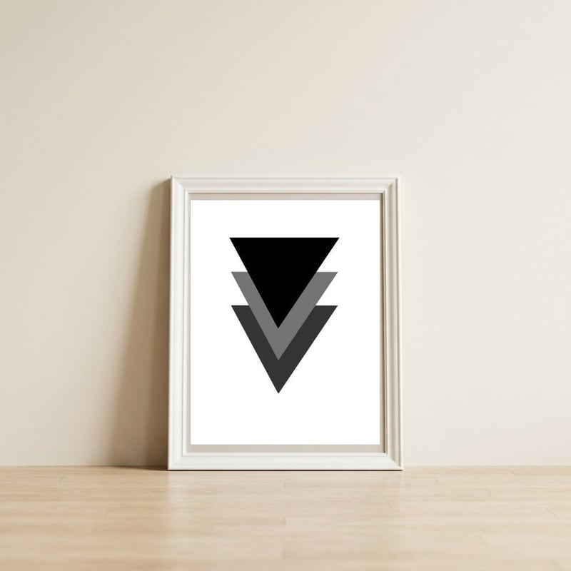 Move Up — framed, leaning against the wall