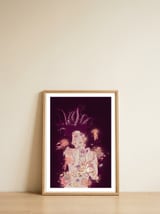 Abyss Lady — framed, leaning against the wall thumbnail