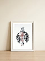 Knot Inktober 2021 — framed, leaning against the wall thumbnail