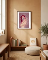 Biohazard Lady framed in a gentle room thumbnail
