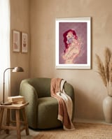 Biohazard Lady framed in a tender room thumbnail
