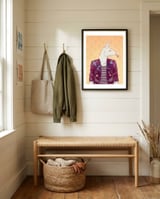 Eddy The Llama framed in a relaxed room thumbnail