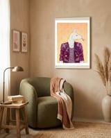 Eddy The Llama framed in a tender room thumbnail