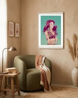 Raven Lady framed in a tender room thumbnail