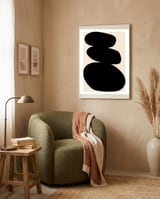 Balance Shapes 01 framed in a tender room thumbnail