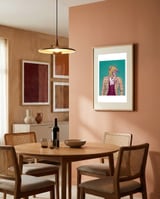 Elwood The Hyena framed in a intimate room thumbnail