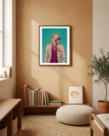 Elwood The Hyena framed in a gentle room thumbnail