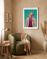 Elwood The Hyena framed in a tender room thumbnail