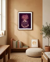 Shy Lady framed in a gentle room thumbnail
