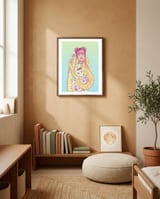 Candid Candy Lady framed in a gentle room thumbnail