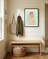 Candid Candy Lady framed in a relaxed room thumbnail