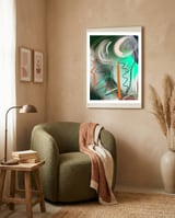 Bright Green framed in a tender room thumbnail