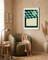 Aurora In The Mountains framed in a tender room thumbnail