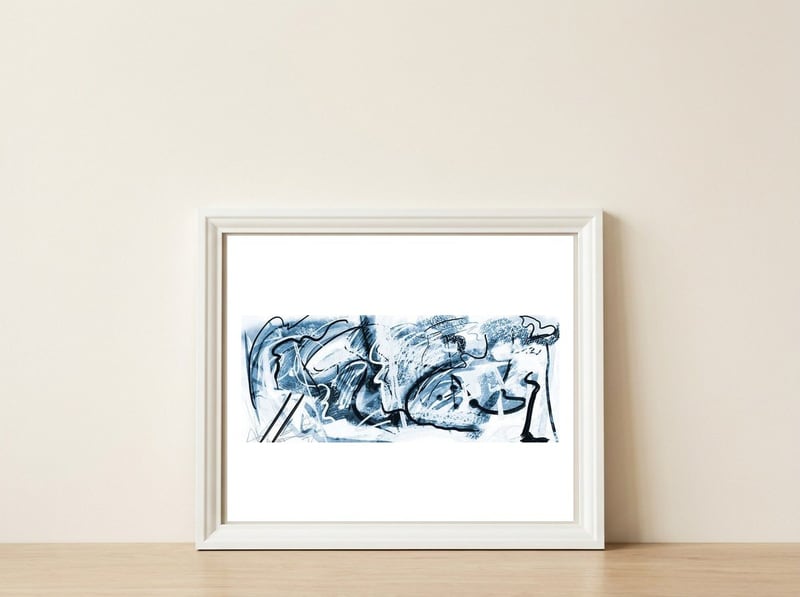 Chromatism 6 — framed, leaning against the wall