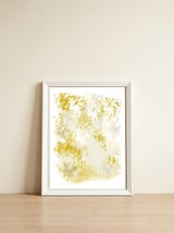 Abstract Yellow — framed, leaning against the wall thumbnail