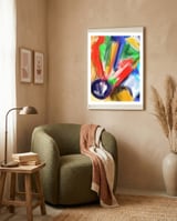 Blue Ball framed in a tender room thumbnail