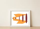 Casters 1 — framed, leaning against the wall thumbnail