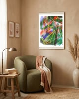 Color Flashes 1 framed in a tender room thumbnail