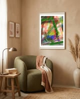 Color Flashes 2 framed in a tender room thumbnail