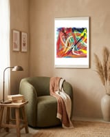 Contemporary Abstractionism framed in a tender room thumbnail