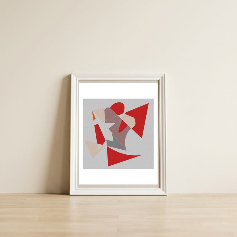 Elegance And Discretion — framed, leaning against the wall