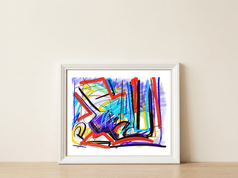 Exchange Time — framed, leaning against the wall