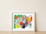 Exuberances — framed, leaning against the wall thumbnail