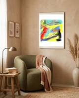 Happy Colors 2 framed in a tender room thumbnail