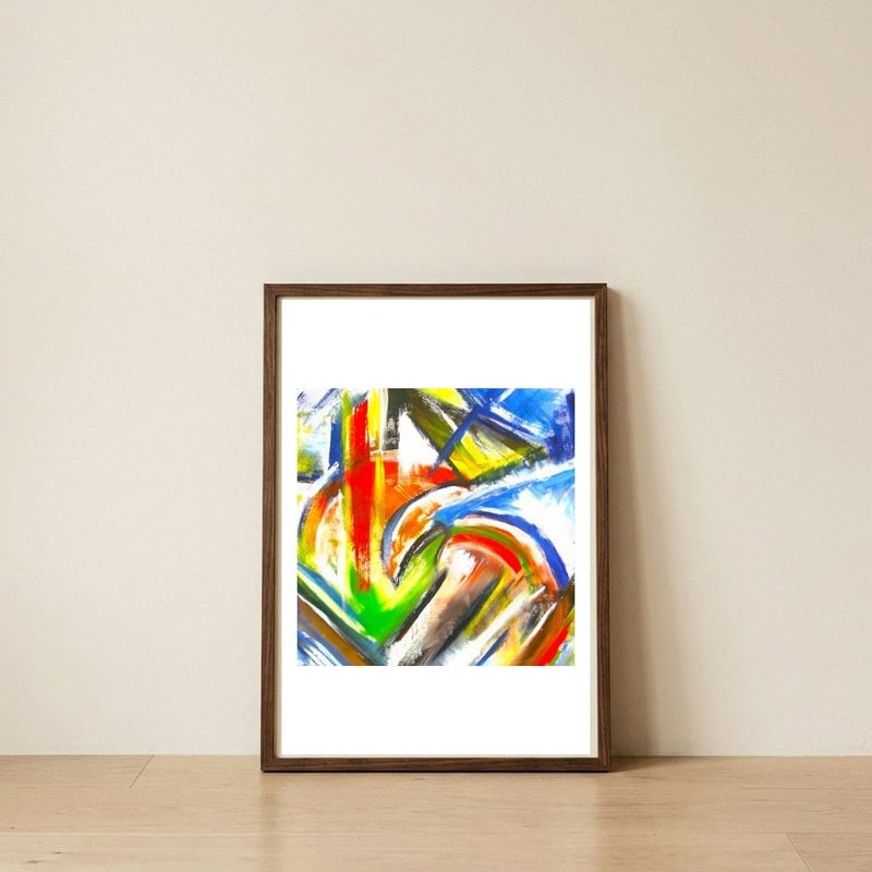 Hope And Strength — framed, leaning against the wall