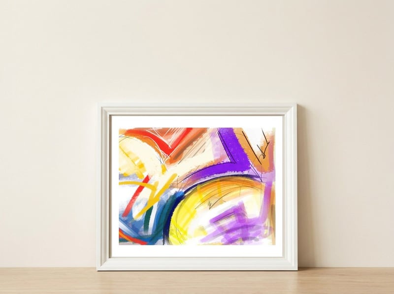 Multiplicities 3 — framed, leaning against the wall