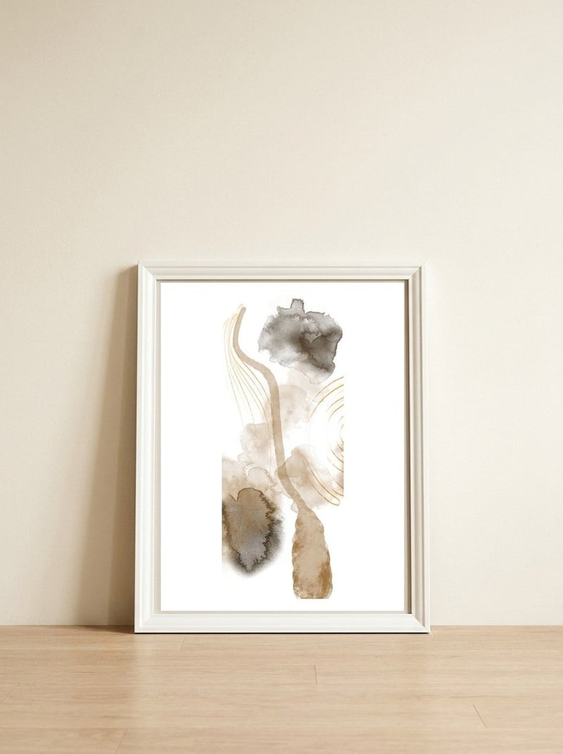 Nuances And Relevance — framed, leaning against the wall