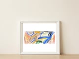 Pastel Chalk 1 — framed, leaning against the wall thumbnail