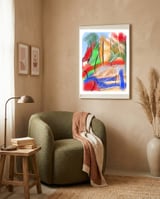 Pathways In Color 1 framed in a tender room thumbnail
