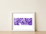 Purple And Purple — framed, leaning against the wall thumbnail