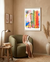 Roads Of Life 6 framed in a tender room thumbnail
