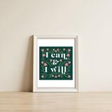 I Can & I Will — framed, leaning against the wall thumbnail