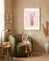 Purple Harebells framed in a tender room thumbnail