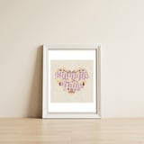 Snuggle Time — framed, leaning against the wall thumbnail