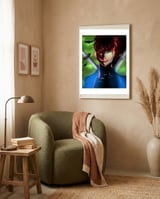 Psycho Cyborg  framed in a tender room thumbnail