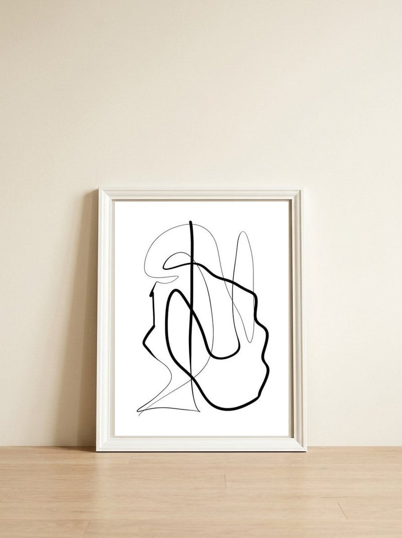 Linha 3 Km — framed, leaning against the wall