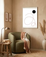 Linha E Ponto framed in a tender room thumbnail