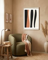 ABSTRACT ORGANIC - 01PL framed in a tender room thumbnail