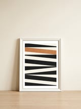 GEOMETRIC ART - 05PL — framed, leaning against the wall thumbnail