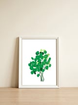 Pilea — framed, leaning against the wall thumbnail