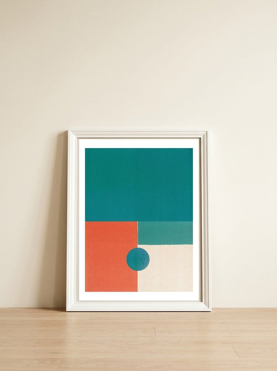 Time Zone Convert 2 — framed, leaning against the wall
