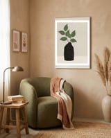 BLACK VASE framed in a tender room thumbnail