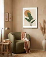 LEAVES AND SUN - 01B framed in a tender room thumbnail