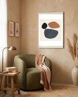 ORGANIC ART - 04LB framed in a tender room thumbnail