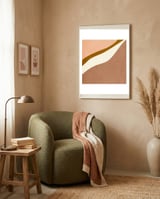 ABSTRACT WAVES framed in a tender room thumbnail